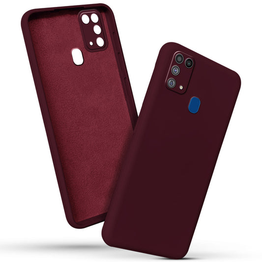 Premium Matte Silicone Back Cover for Samsung M31