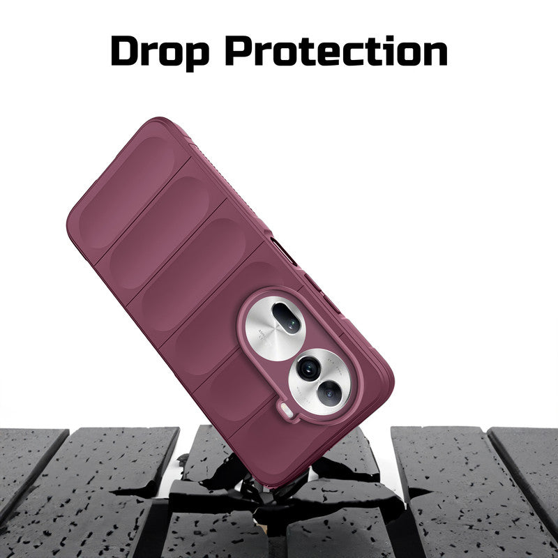 Soft Silicone Comfort Grip Back Cover Case For Oppo Reno 11 Pro 5G