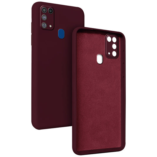 Premium Matte Silicone Back Cover for Samsung M31