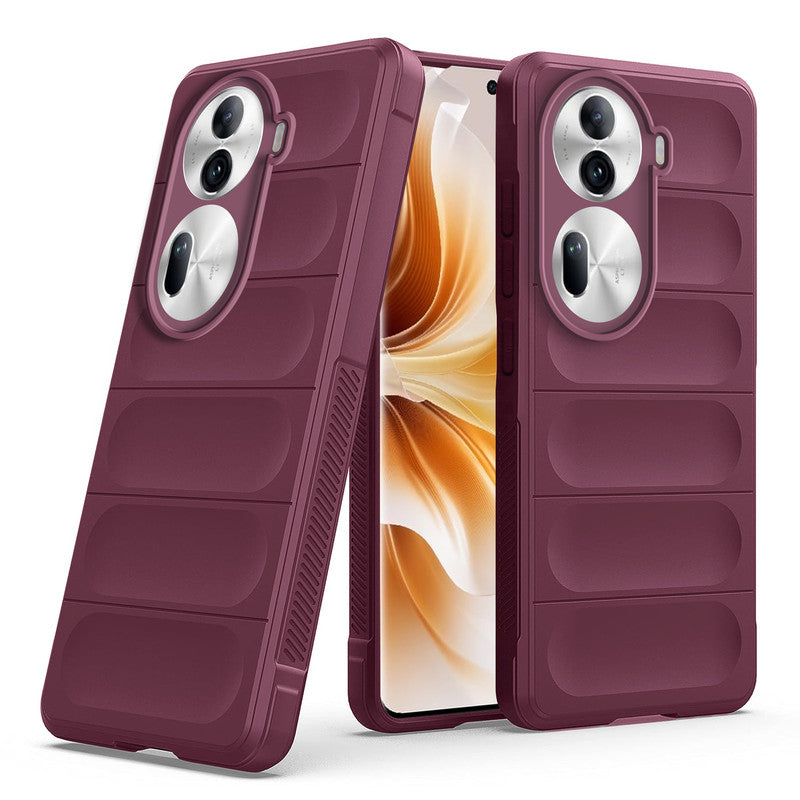 Soft Silicone Comfort Grip Back Cover Case For Oppo Reno 11 Pro 5G