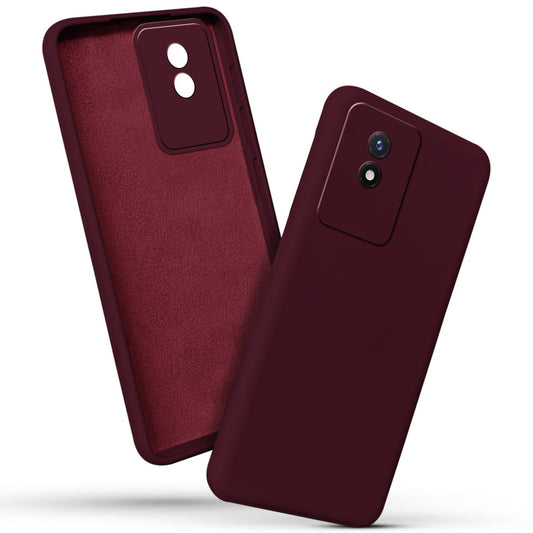 Premium Matte Silicone Back Cover for Vivo Y02