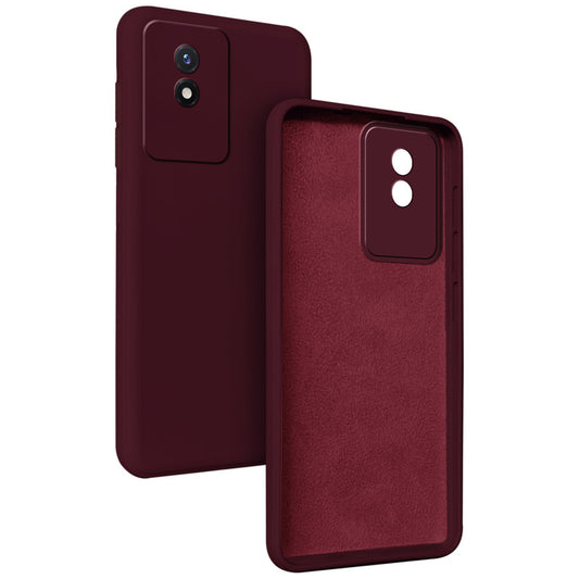 Premium Matte Silicone Back Cover for Vivo Y02