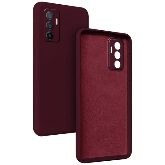 Premium Matte Silicone Back Cover for Vivo V23E 5G