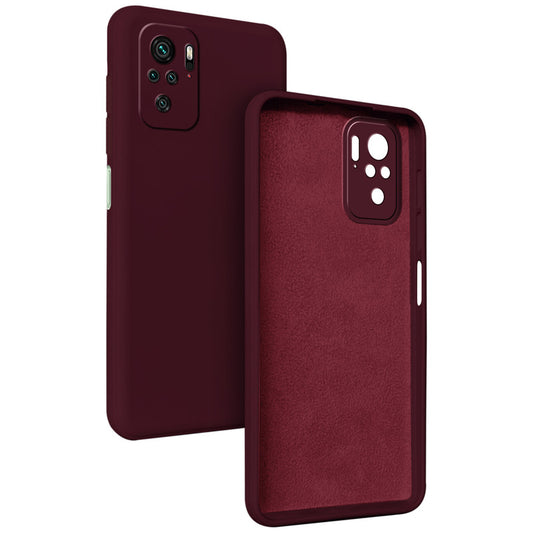 Premium Matte Silicone Back Cover for Redmi Note 10